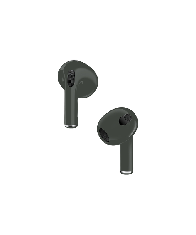 Caviar Customized Apple Airpods (3rd Generation) Glossy Graphite Grey